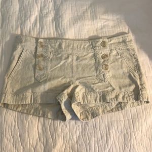 Low Rise Tan Shorts